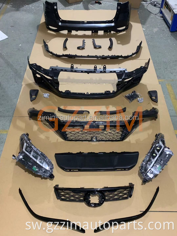 high quality car front facelift upgrade kit for fortuner 2016 upgrade to fortuner 2020